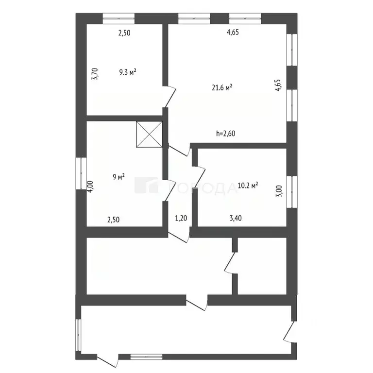 Дом в Кемеровская область, Прокопьевск Парковая ул., 157 (54 м) - Фото 2