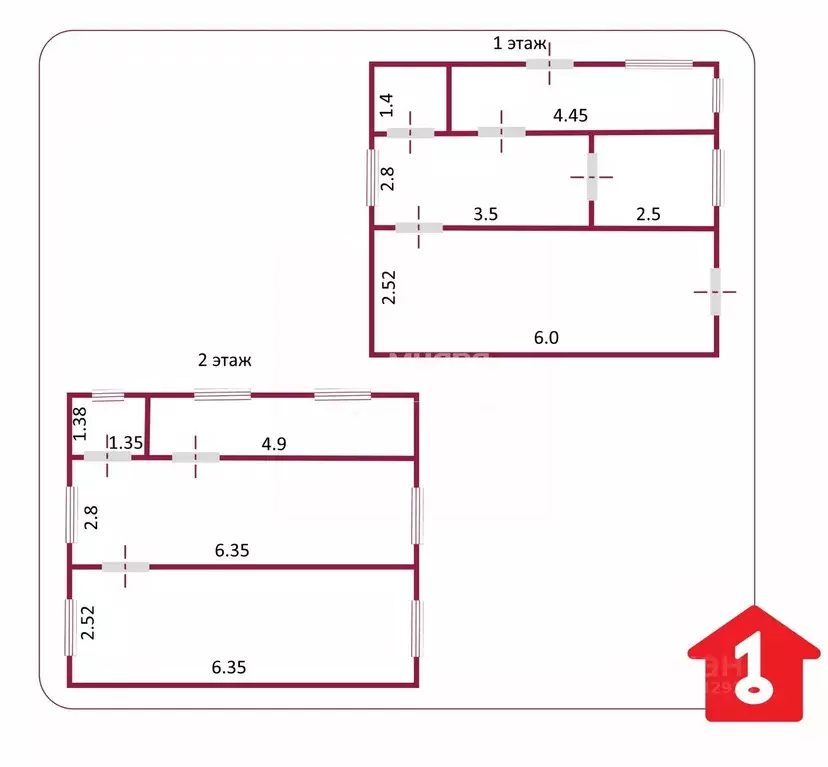 Дом в Омская область, Омский район, Магистральное с/пос, Деревня ... - Фото 2