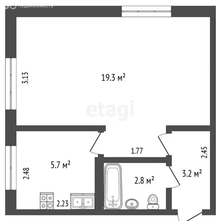 1-комнатная квартира: Серпухов, Советская улица, 112 (31 м) - Фото 0