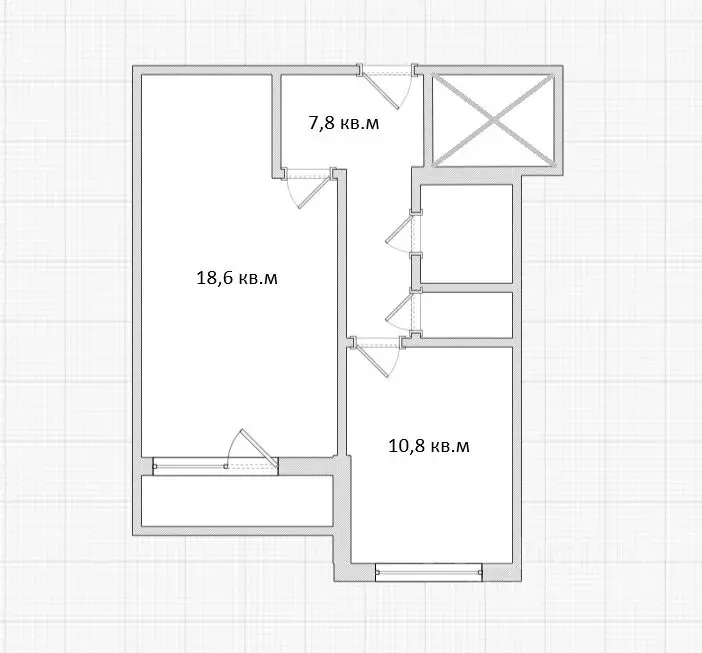 1-к кв. Санкт-Петербург ул. Оптиков, 47к3 (40.5 м) - Фото 2
