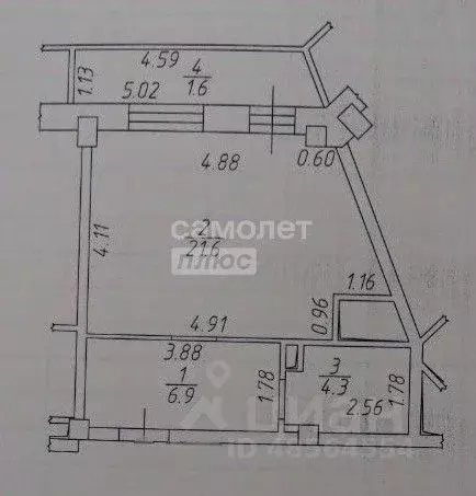 Студия Татарстан, Набережные Челны просп. Чулман, 81 (34.4 м) - Фото 2