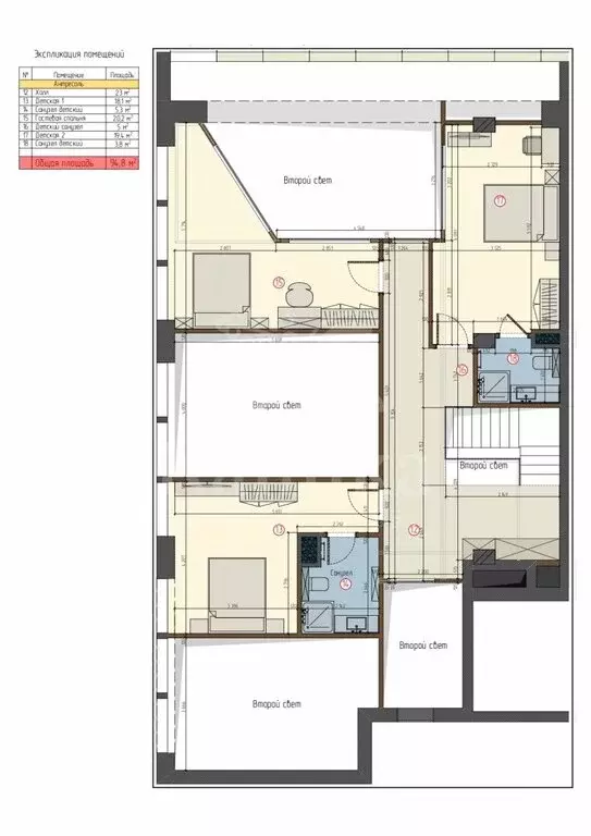 6-комнатная квартира: Москва, Усачёва улица, 11К (305 м) - Фото 1
