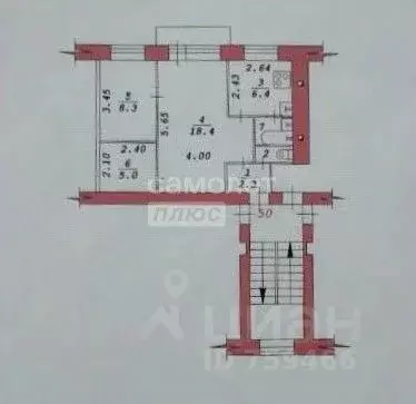 2-к кв. Новосибирская область, Новосибирск Часовая ул., 3 (43.3 м) - Фото 1