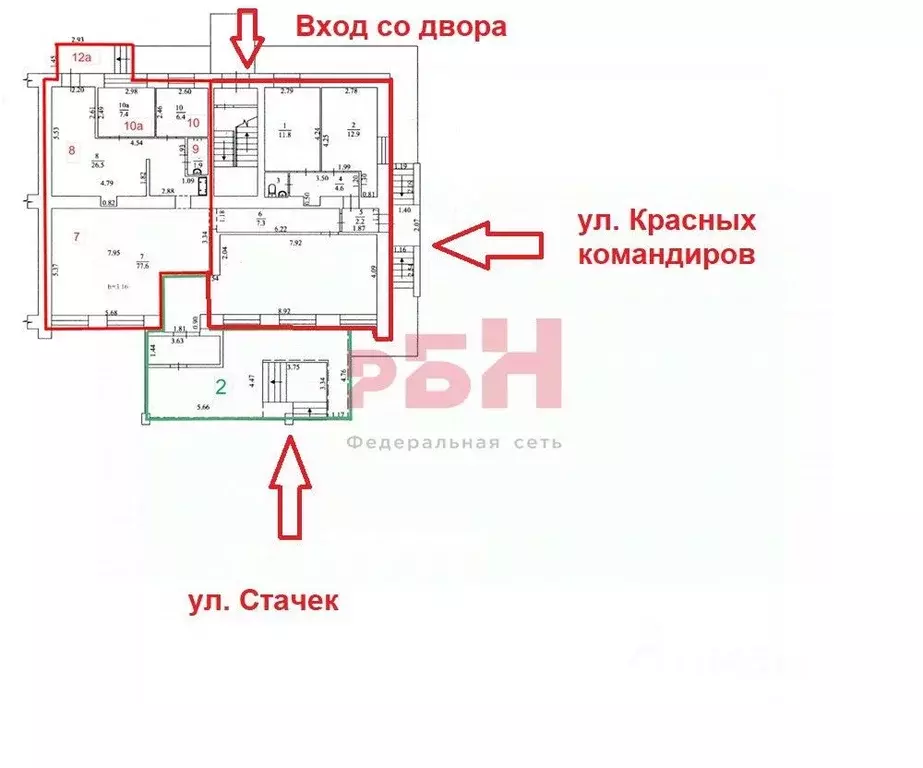 Торговая площадь в Свердловская область, Екатеринбург ул. Стачек, 33 ... - Фото 1