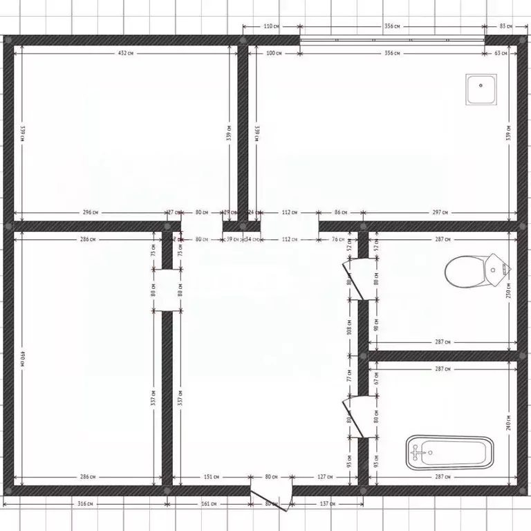 2-к кв. Липецкая область, Липецкий муниципальный округ, с. Сенцово ул. ... - Фото 2