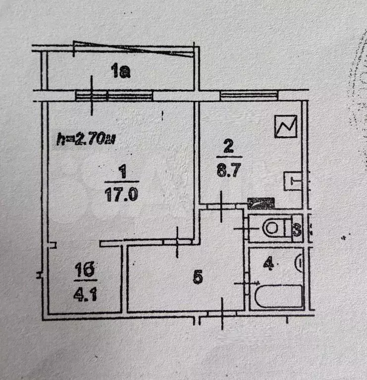 1-к. квартира, 40 м, 6/12 эт. - Фото 0