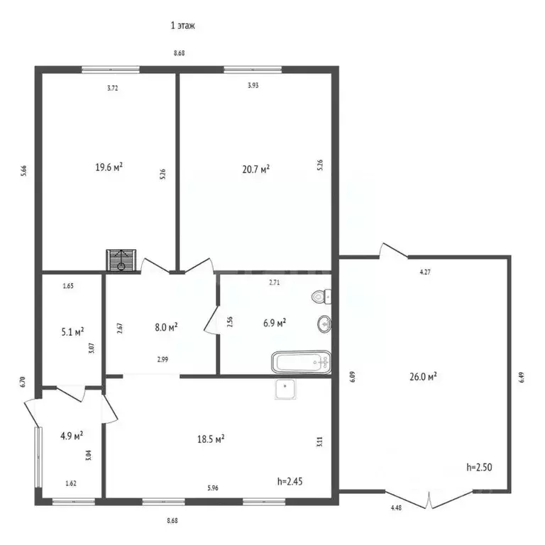 Дом в Красноярский край, Красноярск городской округ, Березовка ... - Фото 2