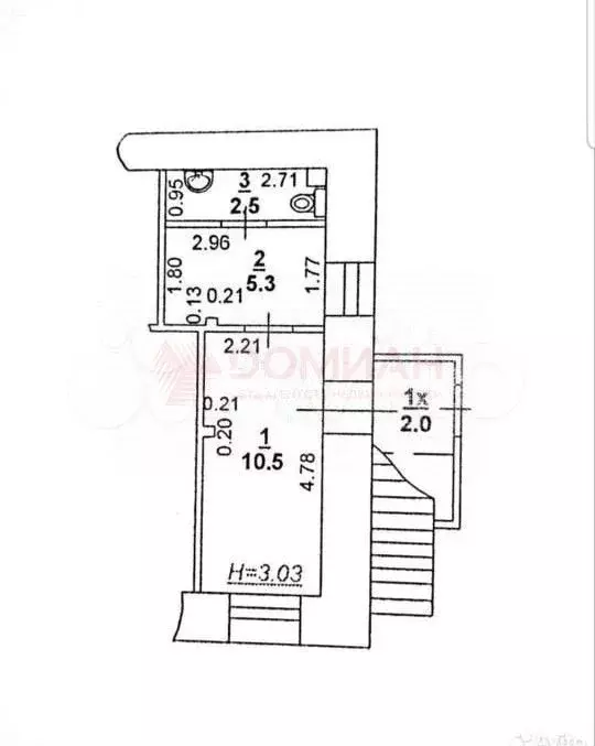 Продам помещение свободного назначения, 20.3 м - Фото 0