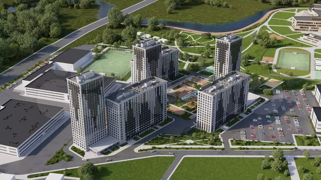 1-к. квартира, 32,9 м, 16/16 эт. - Фото 1