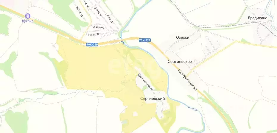 Участок в Тульская область, Тула городской округ, пос. Сергиевский ул. ... - Фото 2