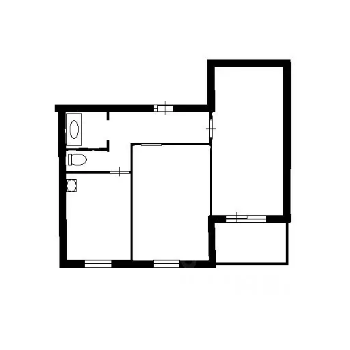 2-к кв. Иркутская область, Иркутск Севастопольская ул., 150 (45.0 м) - Фото 1