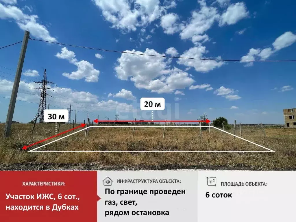 Участок в Крым, Симферопольский район, с. Мирное  (6.0 сот.) - Фото 1