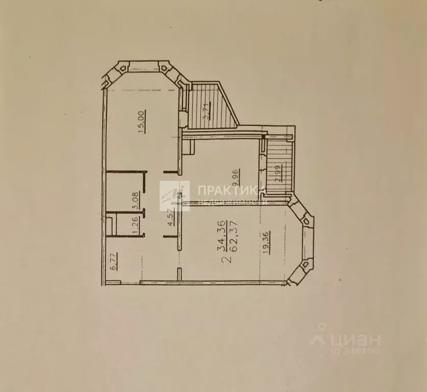 2-к кв. Московская область, Химки Сходня мкр, Юбилейный проезд, 14 ... - Фото 2