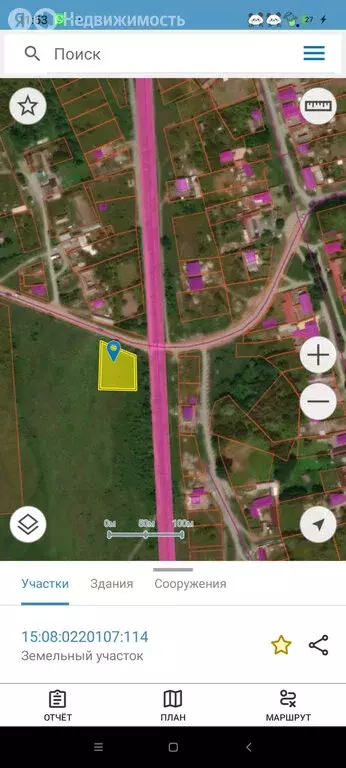 Участок в село Гизель, улица Калинина (20 м) - Фото 1