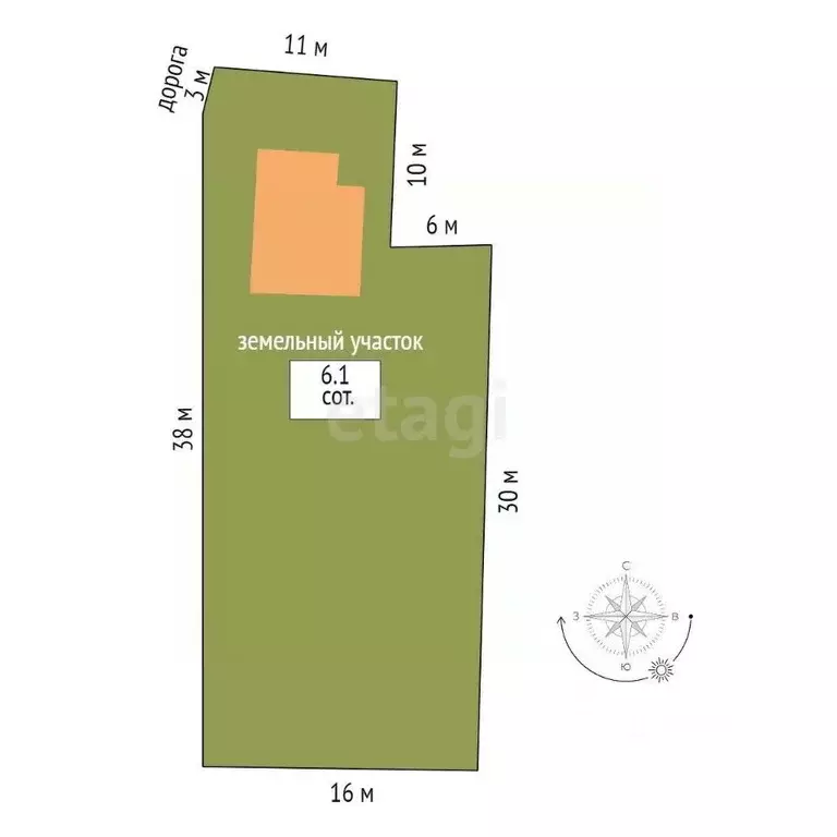 Дом в Крым, Симферопольский район, Добровское с/пос, Ялос СТ  (91 м) - Фото 2