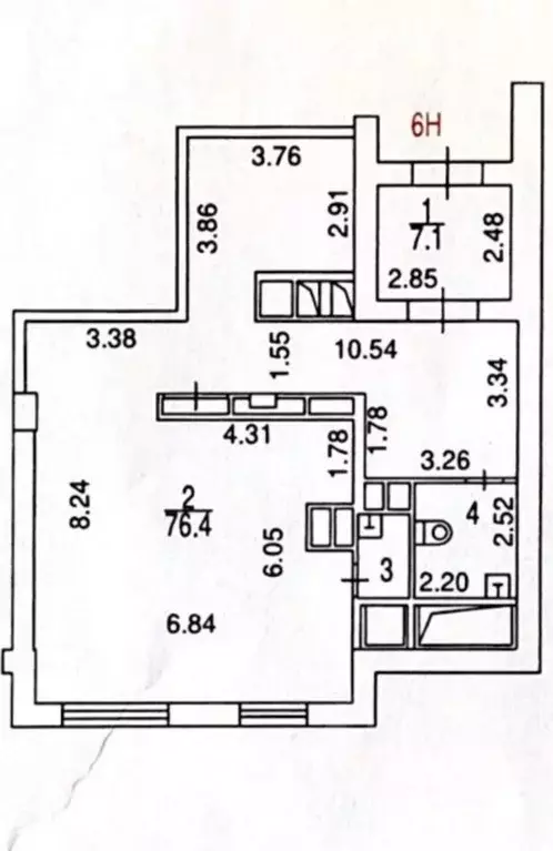 Помещение свободного назначения в Москва Ереванская ул., 8 (91 м) - Фото 1