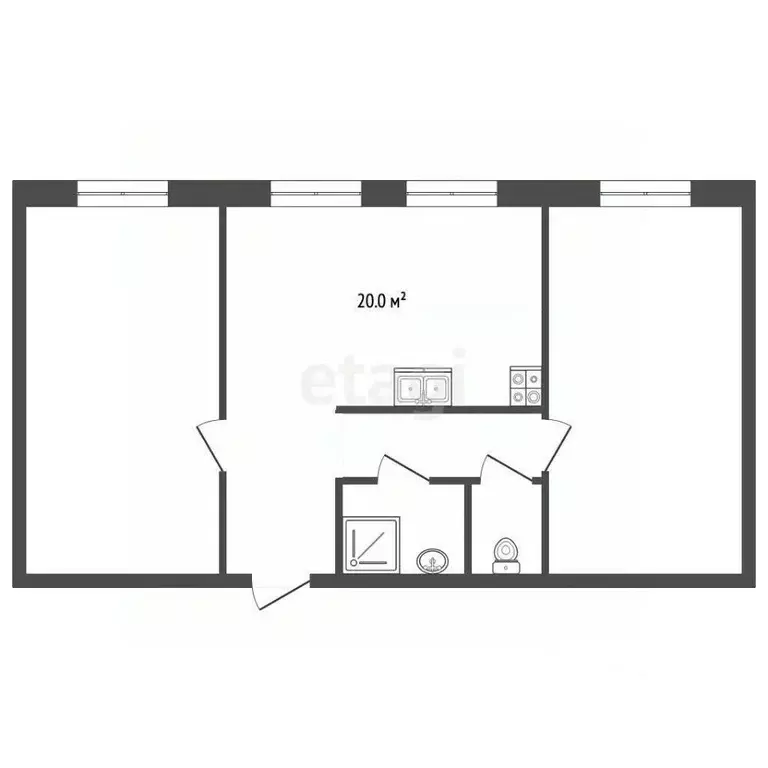 3-к кв. Самарская область, Самара просп. Кирова, 322Ак1 (91.3 м) - Фото 1