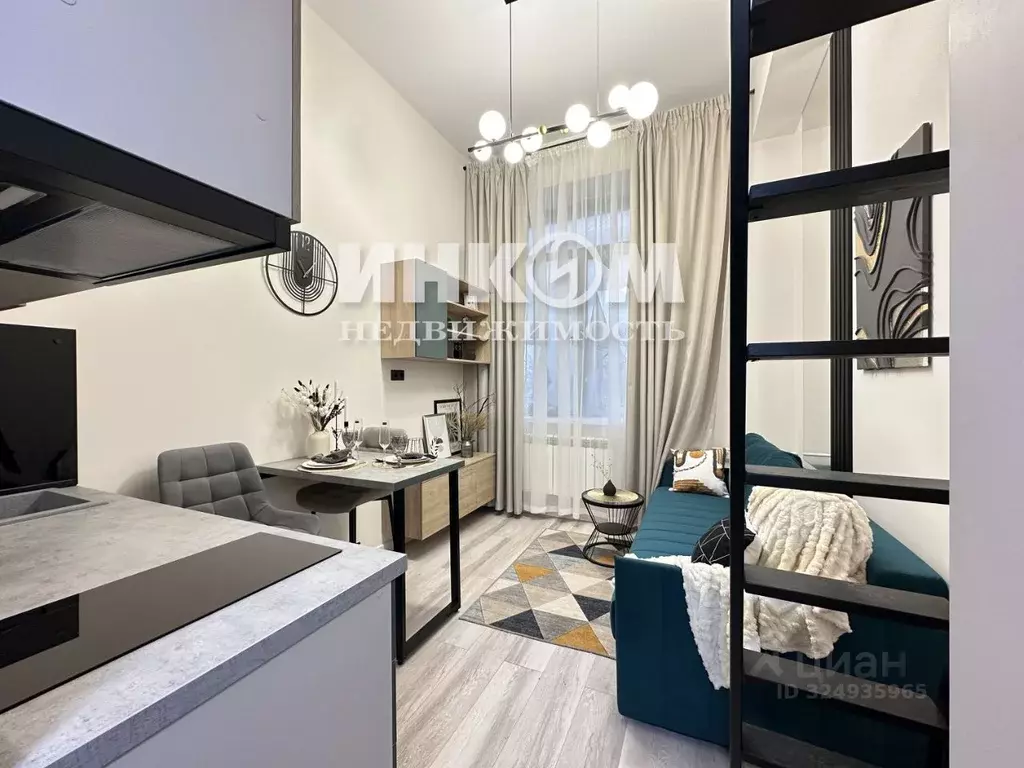 Студия Москва Грайвороновская ул., 6С1 (20.9 м) - Фото 2