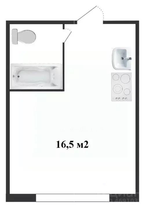 Комната Новосибирская область, Новосибирск ул. Твардовского, 8 (16.5 ... - Фото 2