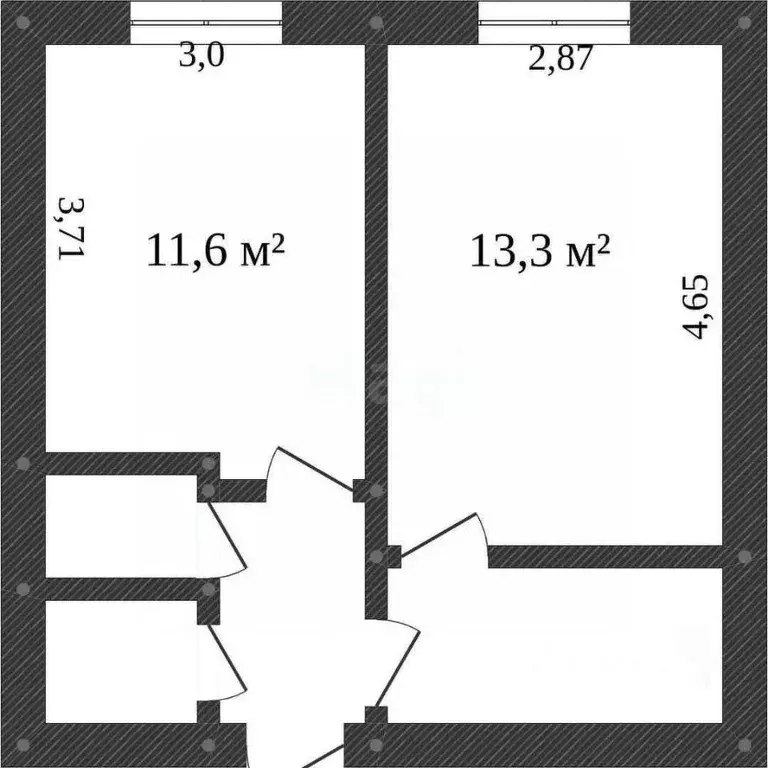 2-к кв. Белгородская область, Белгород ул. Горького, 69к5 (39.0 м) - Фото 1