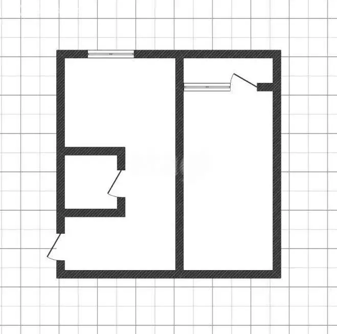 1-комнатная квартира: Абакан, Пирятинская улица, 23 (31 м) - Фото 1