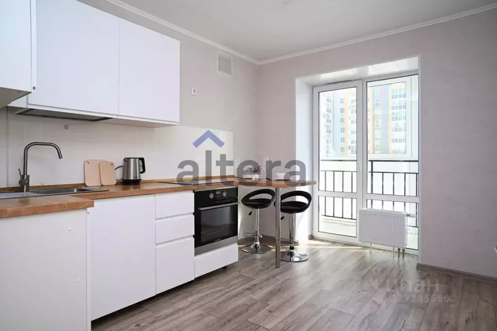 1-к кв. Татарстан, Казань ул. Фикрята Табеева, 1 (33.4 м) - Фото 1