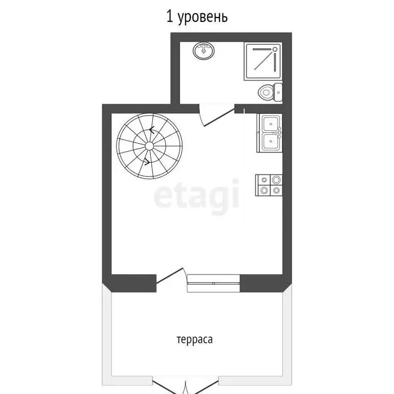 2-комнатная квартира: Севастополь, Качинское шоссе, 33 (29.2 м) - Фото 0