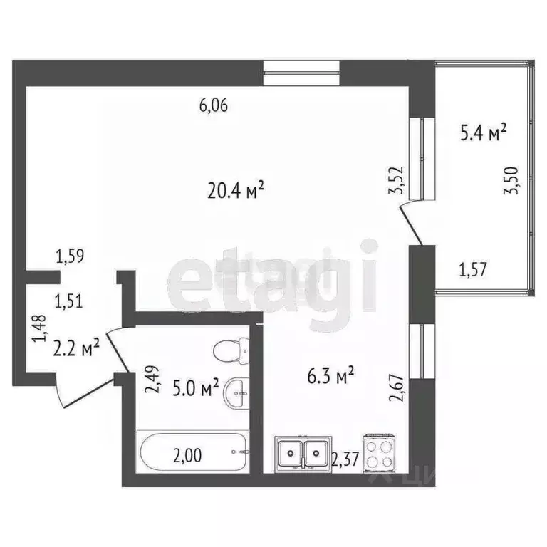 Студия Карелия, Петрозаводск проезд Скандинавский, 6 (33.8 м) - Фото 1