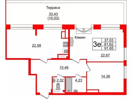 Продаётся 2-к квартира, 92 м - Фото 1