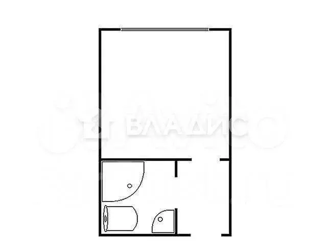 1-к. квартира, 17,1 м, 6/7 эт. - Фото 0