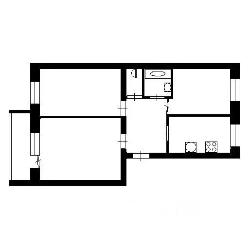3-к кв. Омская область, Омск ул. Ватутина, 13А (60.0 м) - Фото 0