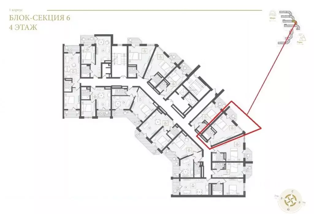 Студия Краснодарский край, Сочи Адлер жилрайон, Курортный Городок мкр, ... - Фото 2