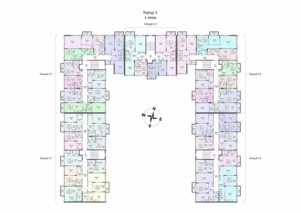 2-комнатная квартира: Аннино, ЖК Аннино Сити (59.05 м) - Фото 1