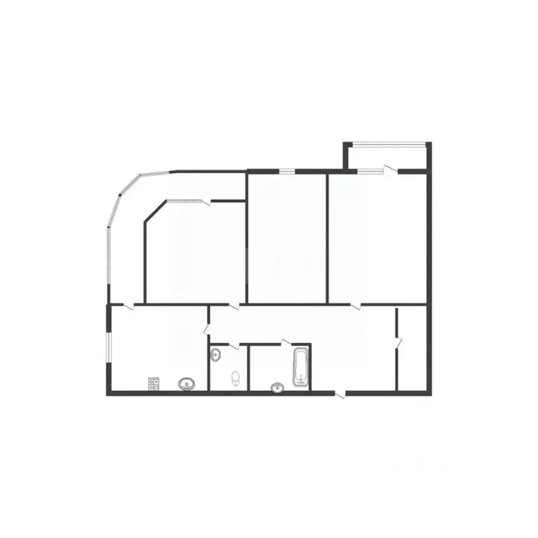 3-к кв. Смоленская область, Вязьма ул. Калинина, 1 (92.8 м) - Фото 1