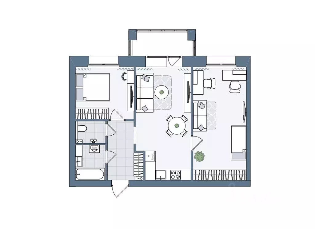 3-к кв. Кировская область, Киров городской округ, пос. Чистые Пруды ... - Фото 1