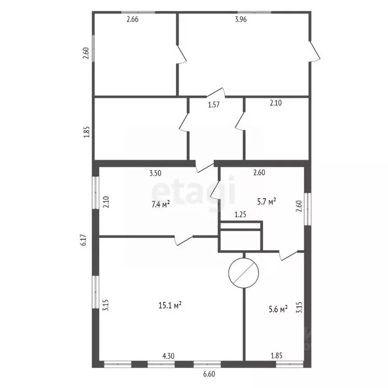 дом в свердловская область, талица ул. калинина, 46 (70 м) - Фото 1