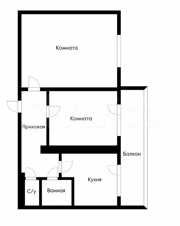 2-к. квартира, 55 м, 8/10 эт. - Фото 0