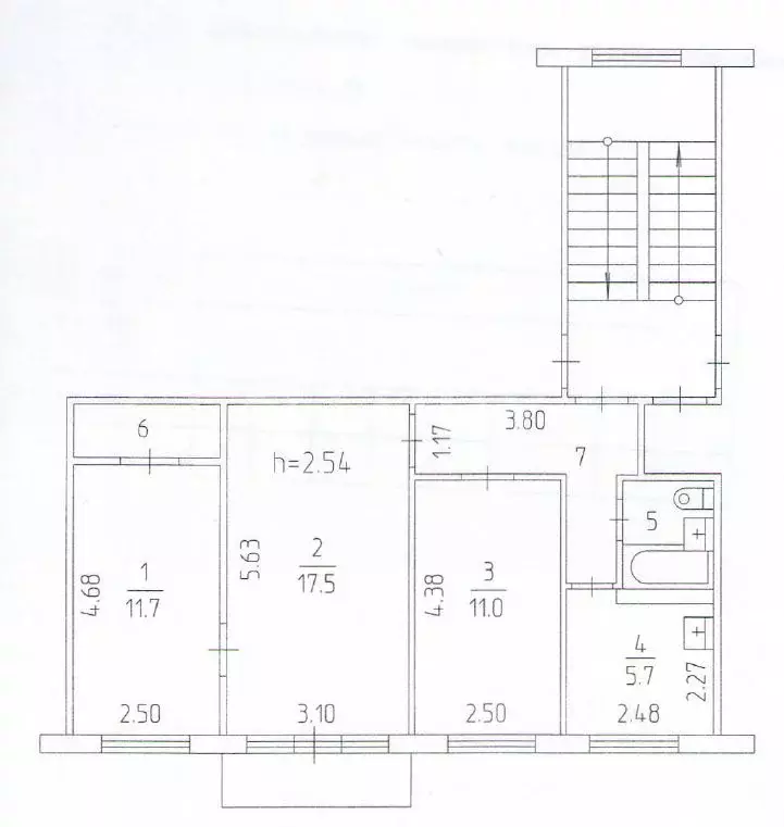 3-к кв. Пермский край, Пермь ул. Газеты Звезда, 67 (56.3 м) - Фото 1