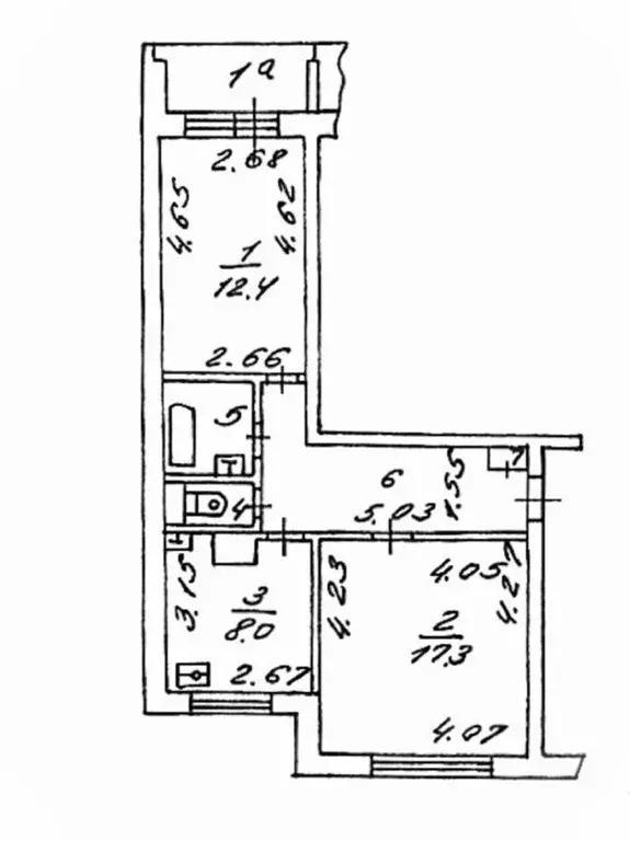 2-к кв. Москва Туристская ул., 25К1 (50.5 м) - Фото 1