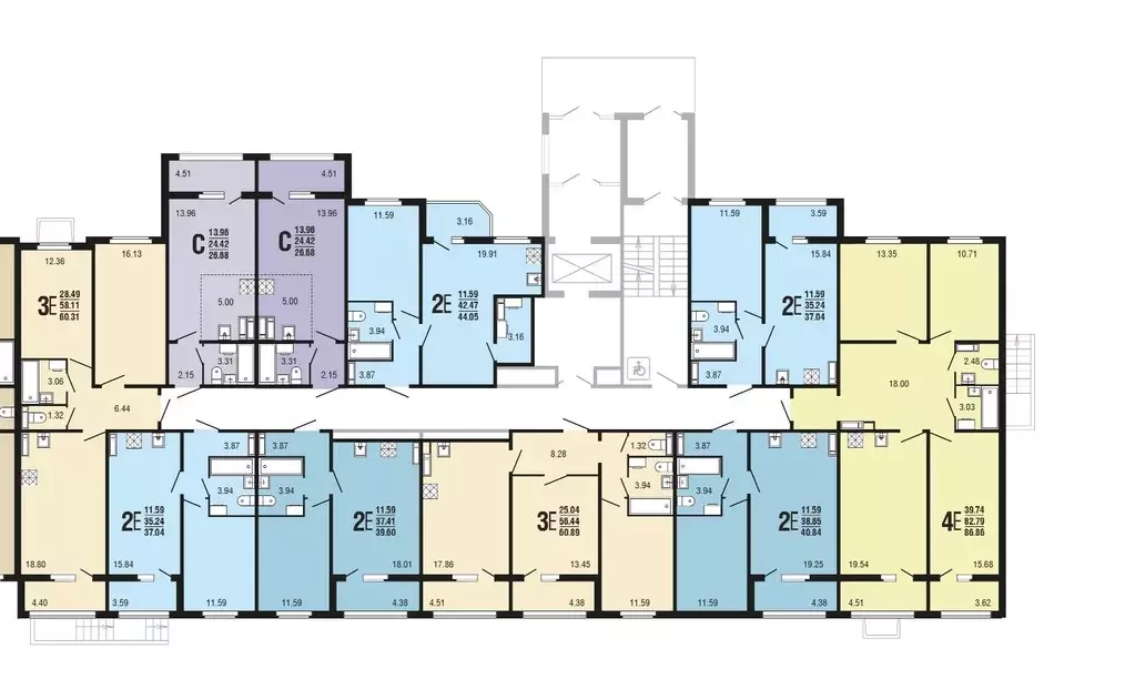 1-к кв. Воронежская область, с. Новая Усмань бул. Художников, 4 (44.05 ... - Фото 2