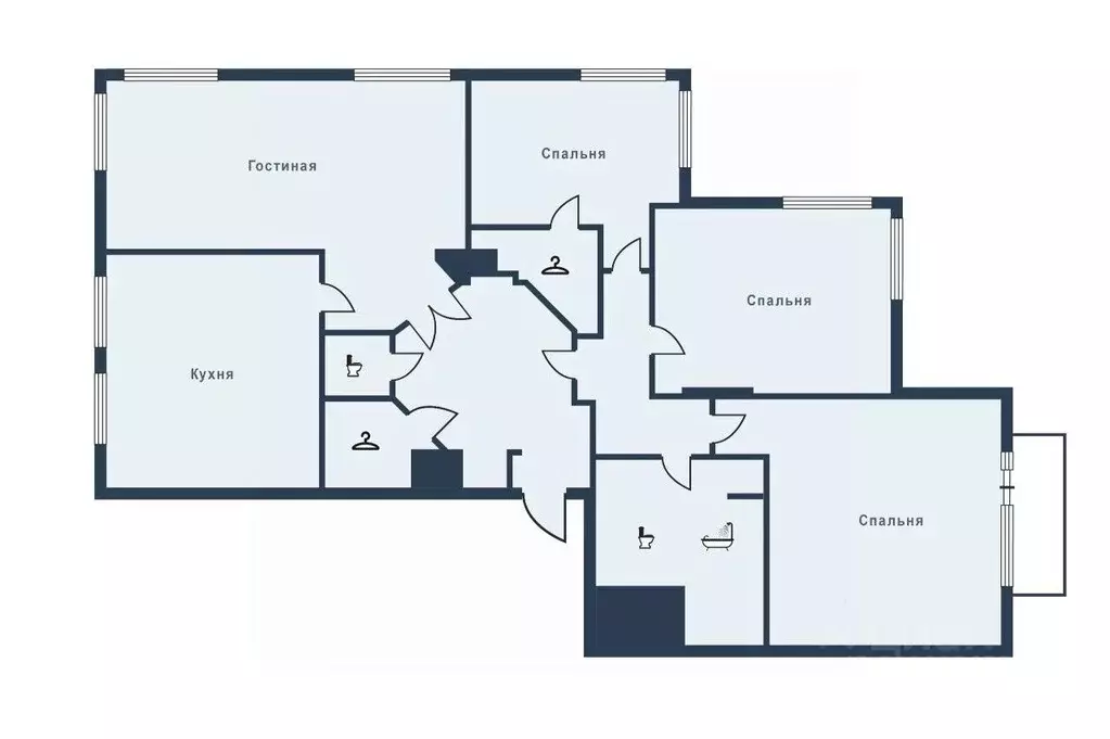 4-к кв. Москва Чапаевский пер., 3 (171.4 м) - Фото 2