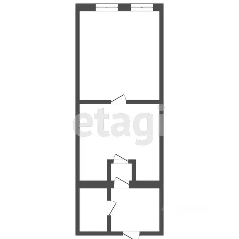 2-к кв. Крым, Симферополь ул. Дыбенко (35.0 м) - Фото 1