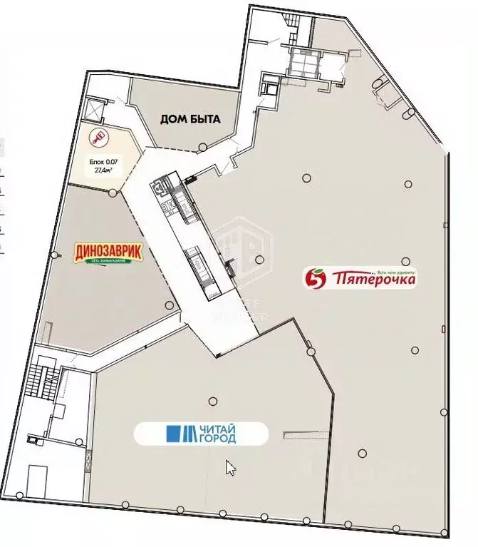Торговая площадь в Москва Большая Семеновская ул., 20 (27 м) - Фото 2