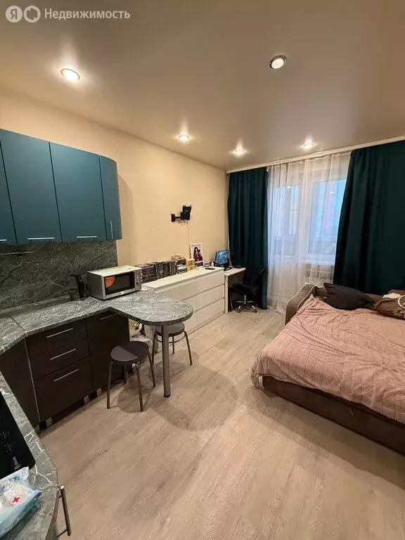 Квартира-студия: село Засечное, Радужная улица, 10 (28 м) - Фото 1