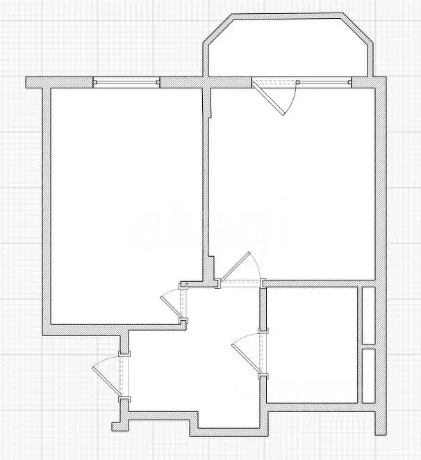 1-к кв. Татарстан, Казань ул. Маршала Чуйкова, 62 (40.2 м) - Фото 2