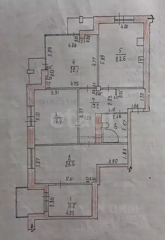 4-к кв. Татарстан, Казань Чистопольская ул., 20а (128.0 м) - Фото 1