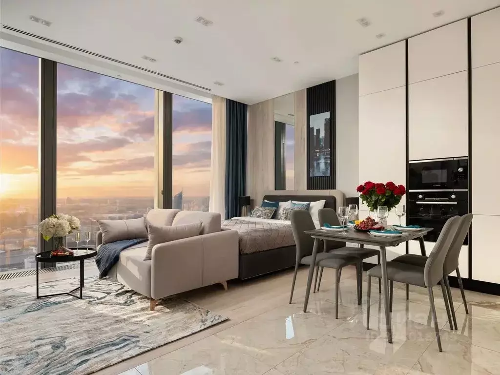 Студия Москва 1-й Красногвардейский проезд, 22с1 (50.0 м) - Фото 1