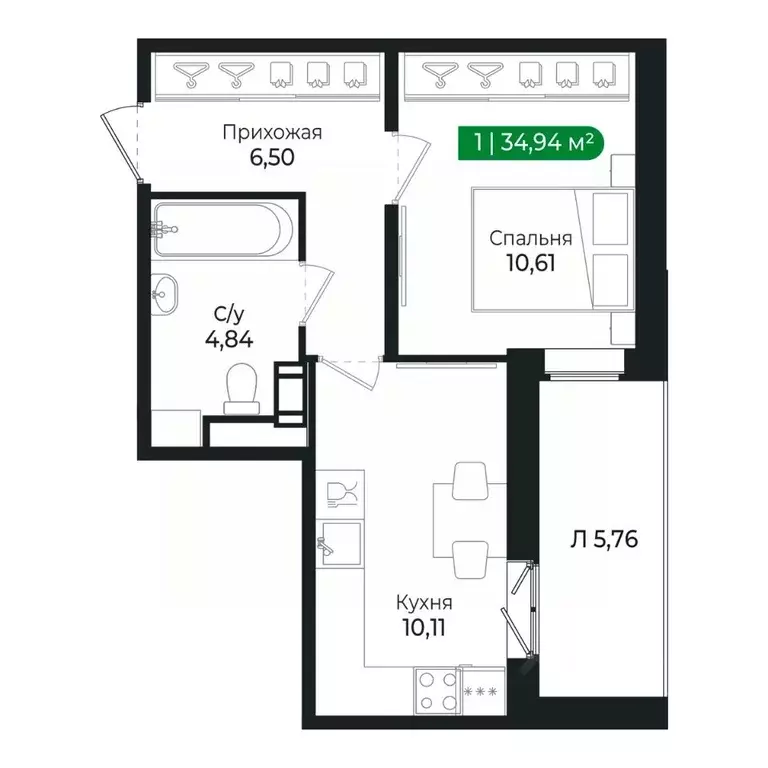 1-к кв. Ленинградская область, Сертолово Всеволожский район, ... - Фото 1