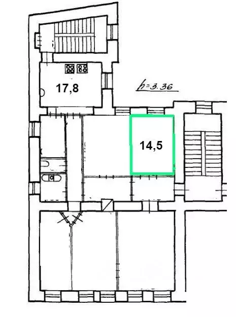 Комната Санкт-Петербург ул. Марата, 59 (14.5 м) - Фото 1