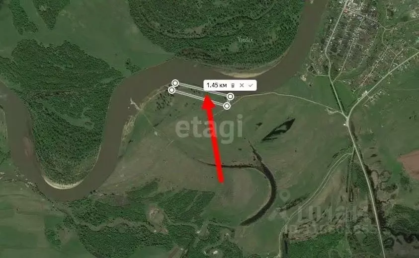 Участок в Башкортостан, Нуримановский район, Красногорский сельсовет, ... - Фото 1